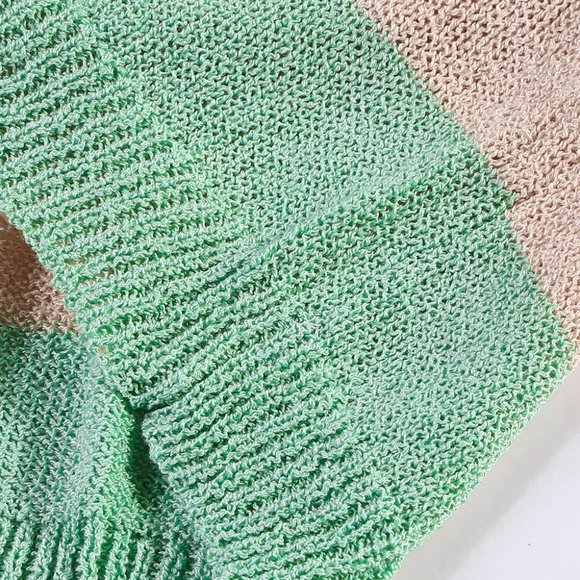 Autumn Colors Long Sleeve Loose Casual Knit Top - Picture 12 of 14